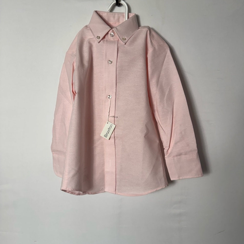 Buxton Light Pink Button-Down Dress Shirt for Kids